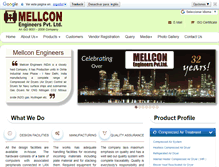 Tablet Screenshot of mellcon.com